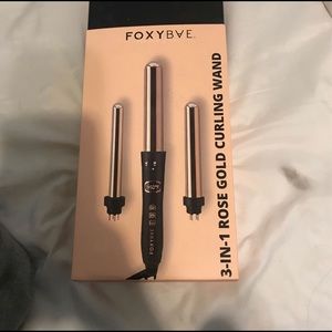 3-1 in rose gold curling wand